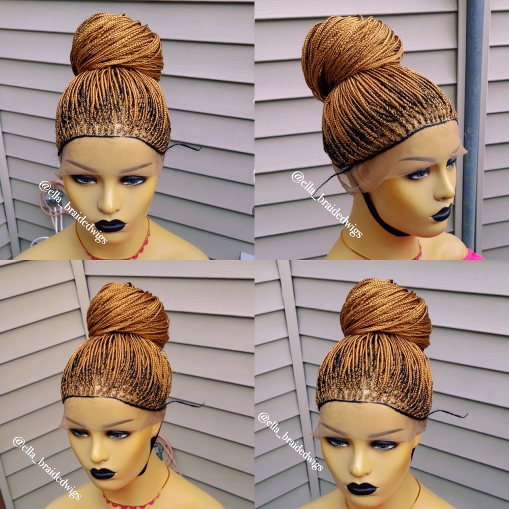 Braided wig micro braided wig